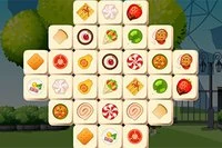 Forenklet Mahjong-spill med MAT-tema