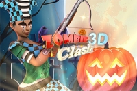 Zombie Clash 3D er et tredjepersonsskytespill med Halloween-tema